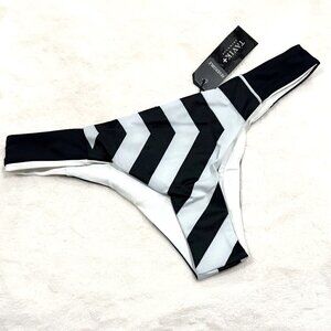 NWT Tavik Morgan Striped Swim Bottom in Cabana - Small